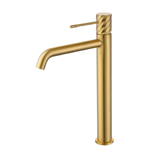 Imex Bless Wastafelkraan Hoog – Oro Cepillado PVD