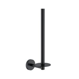 Reserverolhouder Mat Zwart voor 2 wc-rollen – 28x12x7 cm