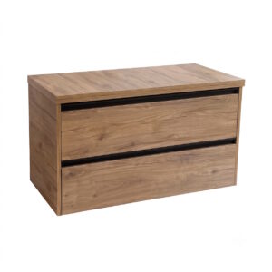 Sanicare Arda badmeubel 100cm met topblad diveria oak