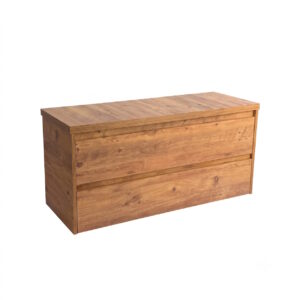 Sanicare Avenza badmeubel 120cm met topblad en 2 uitsparingen arrano oak