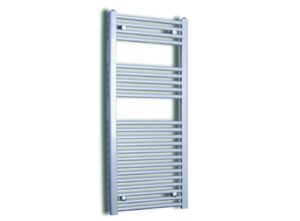 Sanicare design handdoekradiator 45x112cm zilver grijs