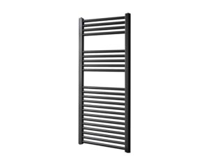 Sanicare design handdoekradiator 45x112cm zwart mat