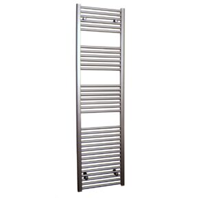 Sanicare design handdoekradiator 45x172cm inox look
