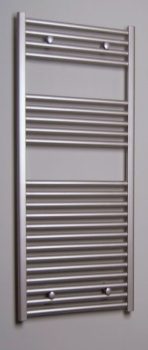Sanicare design handdoekradiator 60x112cm inox look