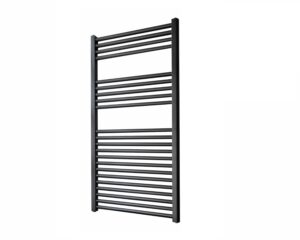 Sanicare design handdoekradiator 60x112cm zwart mat