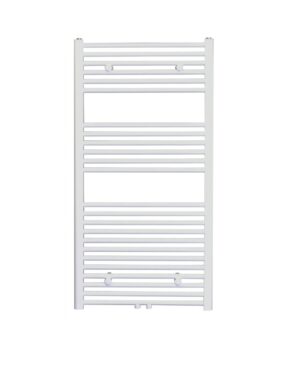 Sanicare design handdoekradiator 60x120cm midden aansluiting wit