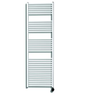 Sanicare elektrische design radiator 45x172cm wit met thermostaat rechts chroom