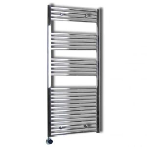 Sanicare elektrische design radiator 60x172cm chroom met thermostaat links chroom