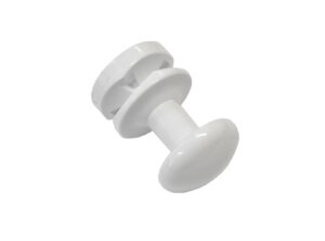 Sanicare handdoek knop voor design radiatoren wit