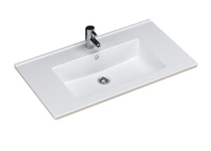 Sanicare Q10 keramische wastafel 80x45cm wit