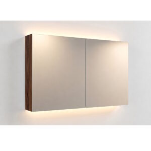 Sanicare Qlassics Ambiance spiegelkast 60cm met spiegeldeur rechts nera oak