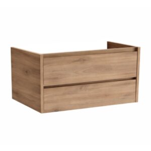 Sanicare Avenza onderkast 120cm met 1 sifon uitsparing diveria oak