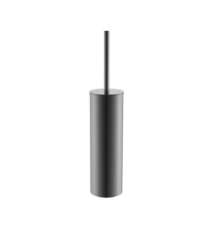 Toiletborstelset Gun Metal – 39,6x8 cm