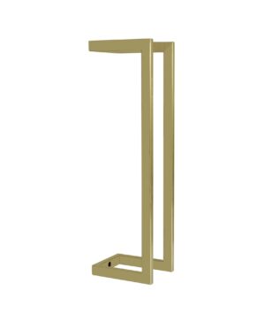 Toiletrolhouder staal Goud Geborsteld 45x10x13 cm