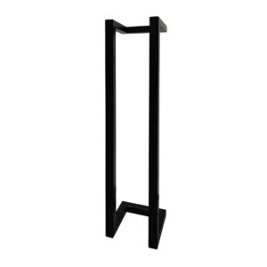 Toiletrolhouder staal Mat Zwart 45x10x13 cm