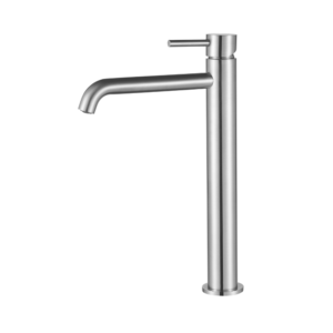 Wastafelmengkraan Slimline hoog RVS